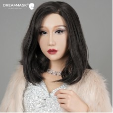 (ABIGALE MAKEUP)Crossdressing Full Head Realistic Silicone Transgender Cosplay Male To Female Mask With Breast Torso DMS M25M
