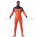 Full Body black and orange Spider-man Lycra Spandex Bodysuit Cosplay Zentai  Suit Halloween Fancy Dress Costume 